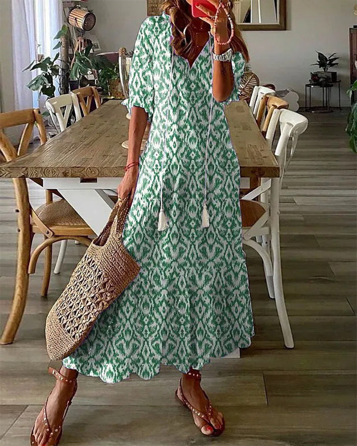 Dahlia™ - Bohemian Tummy-Covering Dress