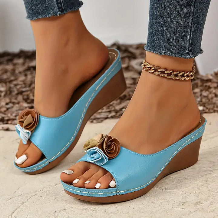 Leonie - Comfortable leather orthopedic women's sandals