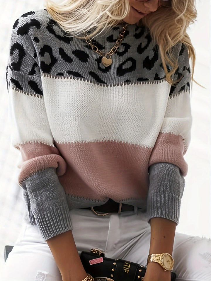 Kaitlyn | Trendy Leopard Sweater