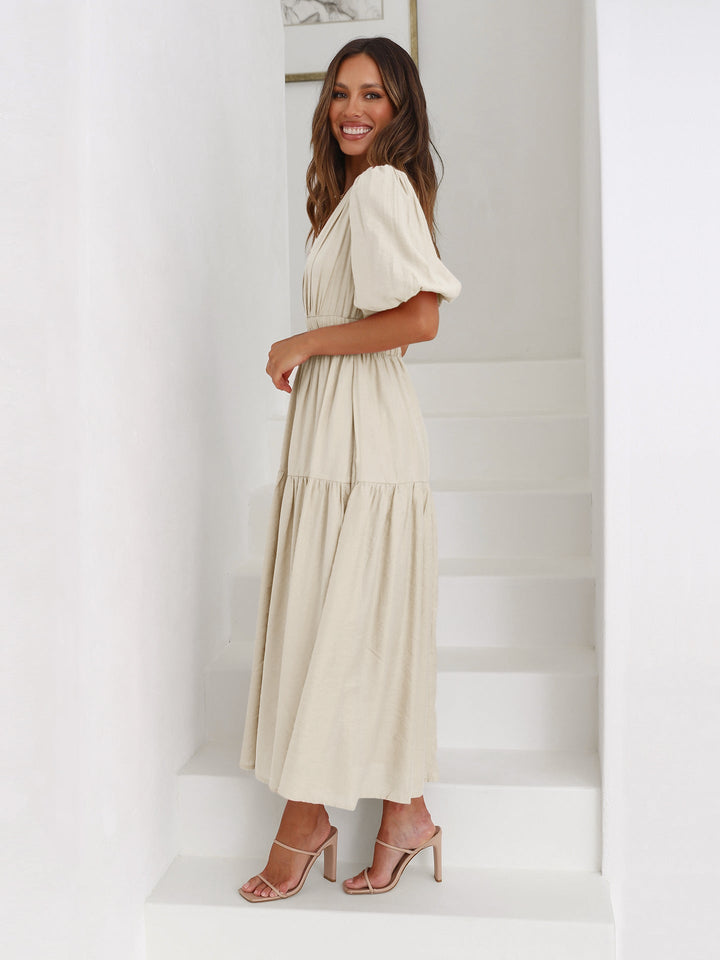 Elena™ | Puff Sleeve Dress