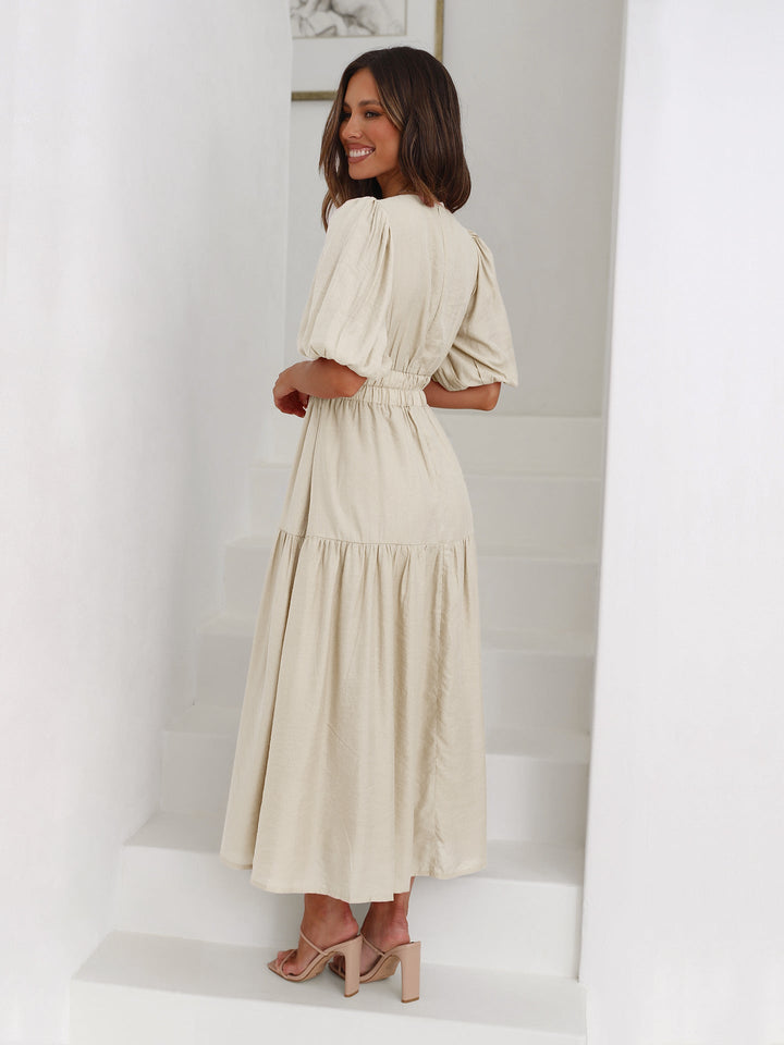 Elena™ | Puff Sleeve Dress