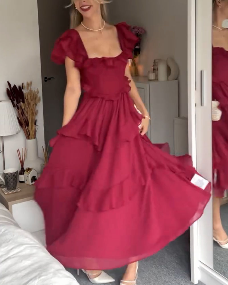 Claudia - Ruffle Dress