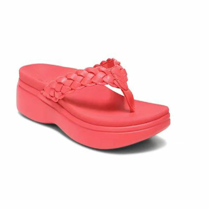 Lexie - BRAIDED ORTHOPEDIC WEDGE THONGS