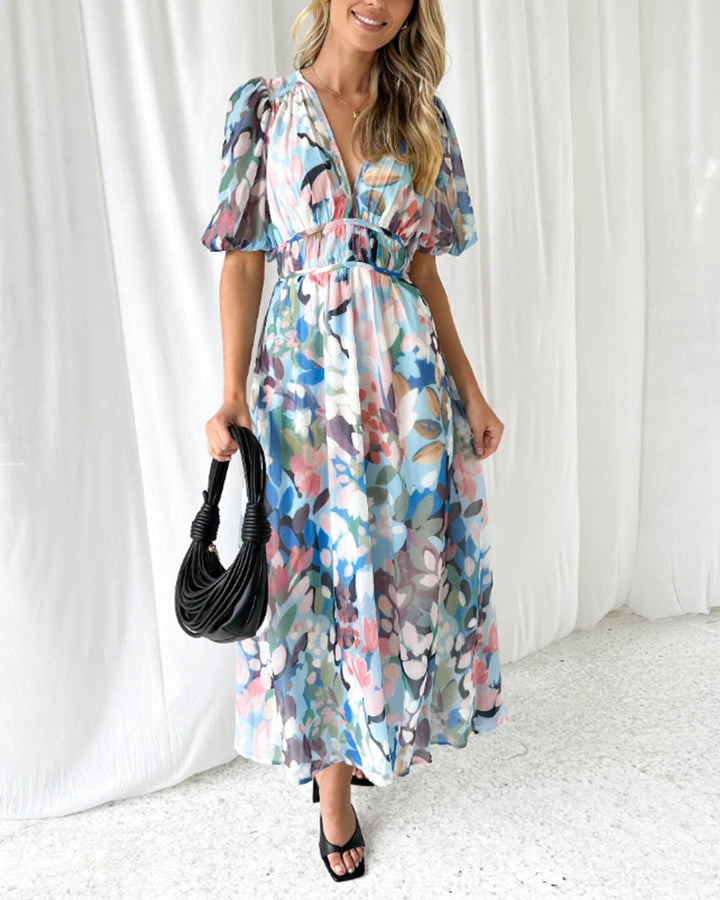 Delphine Floral Maxi Dress