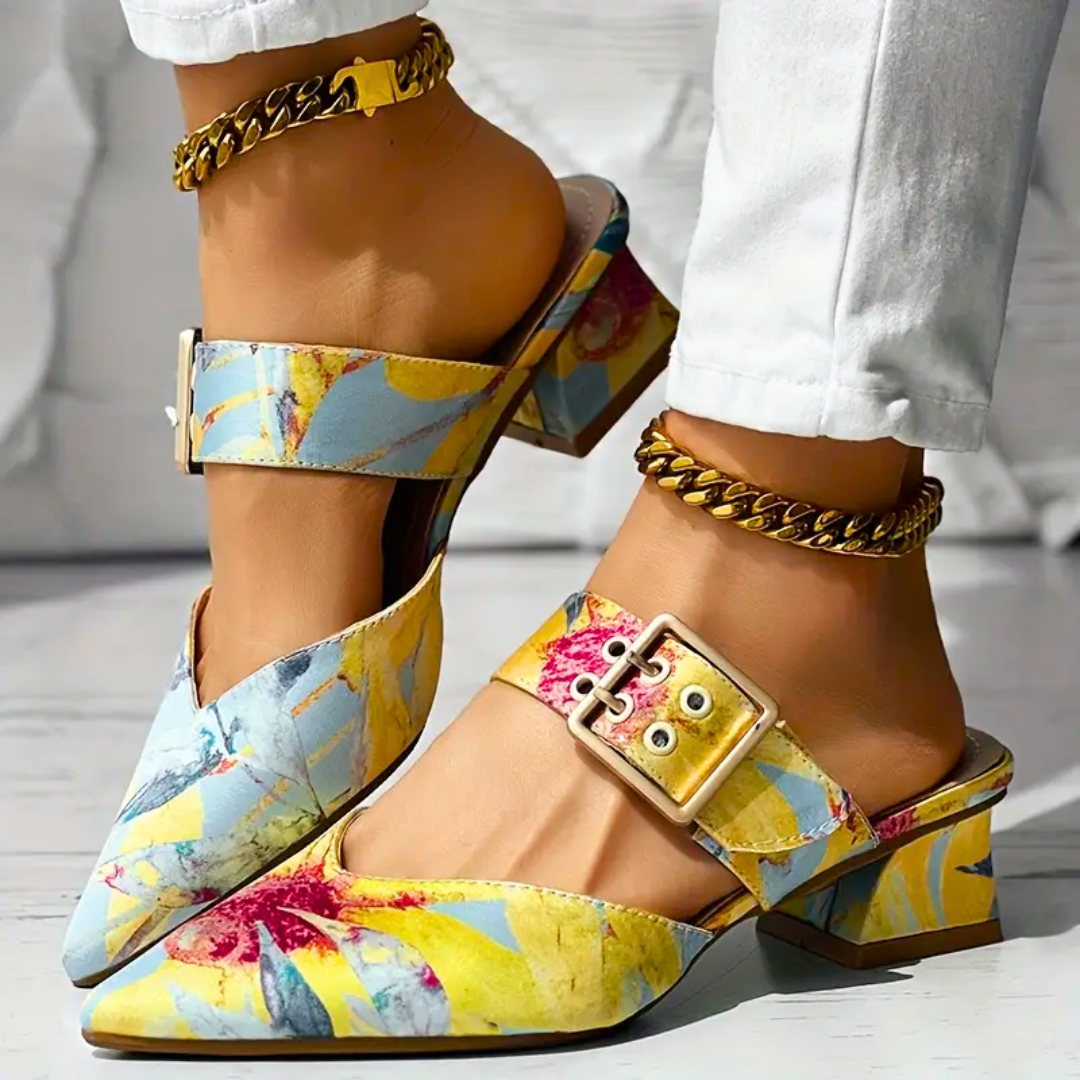 Floral Fiesta Heels