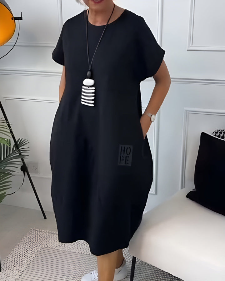 Luna | Chic Short Sleeve Dress