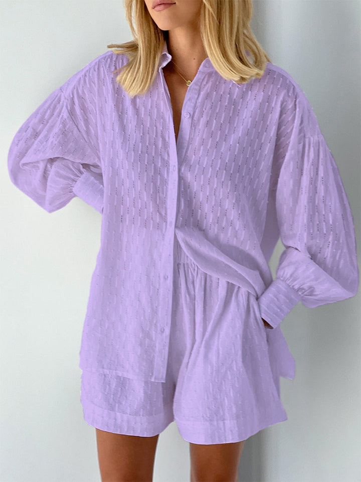Eliza - Breezy Shirt and Shorts Set