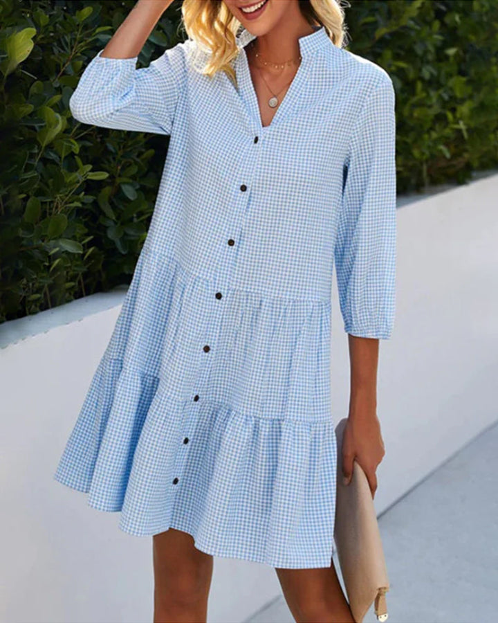 Belinda | Summer Plaid Dress
