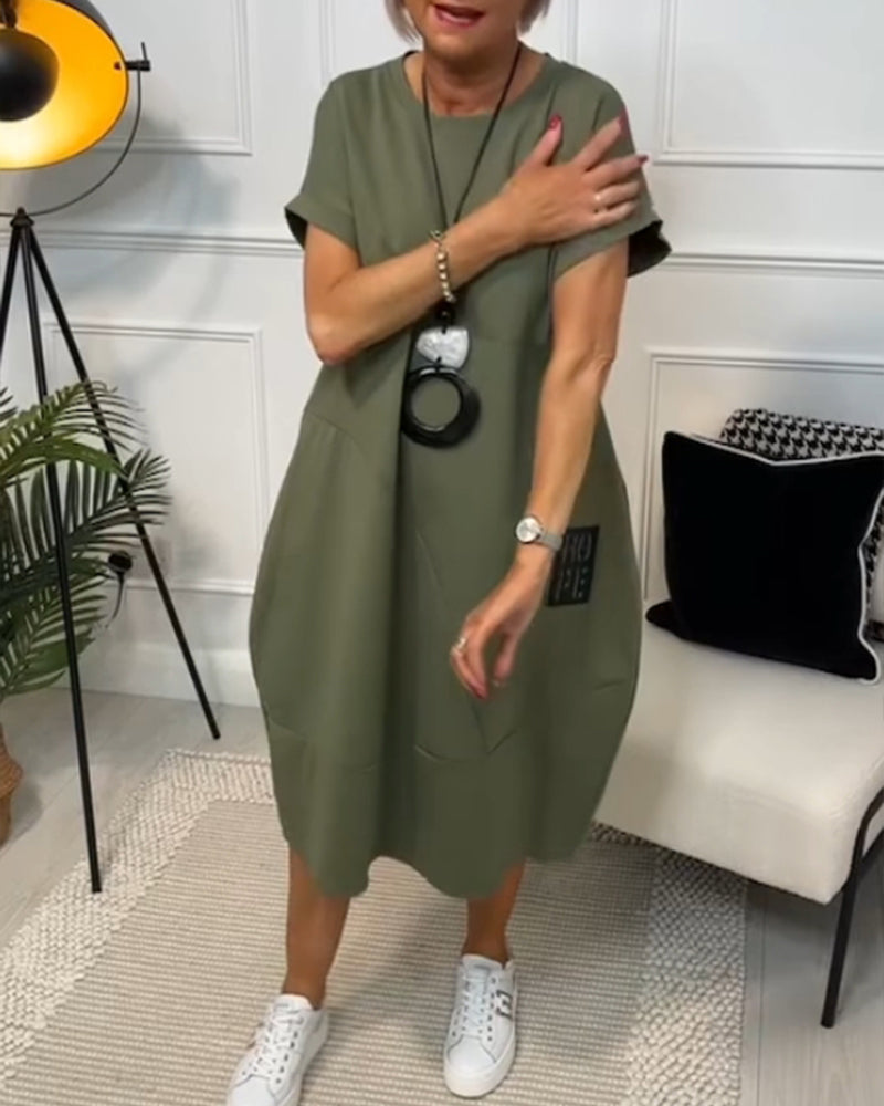 Luna | Chic Short Sleeve Dress