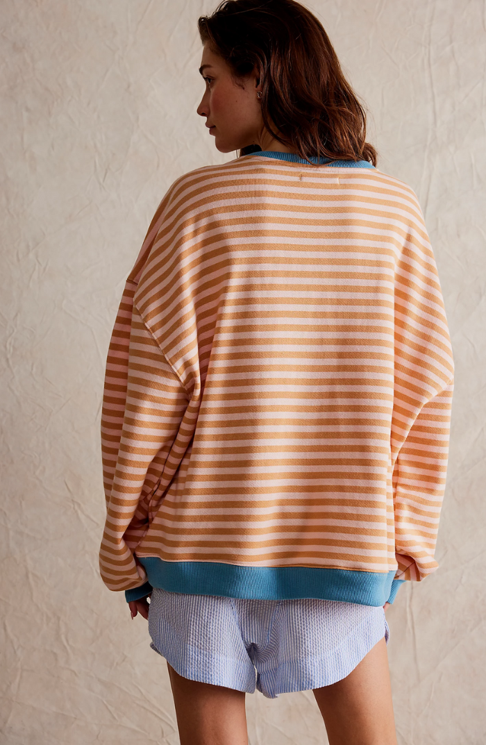 Coastal Oversized Striped Sweater