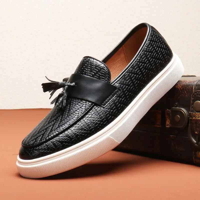 Jacob Woven Leather Loafer