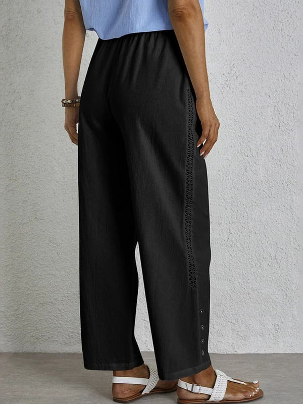 Selena - Easy Buttoned Pants