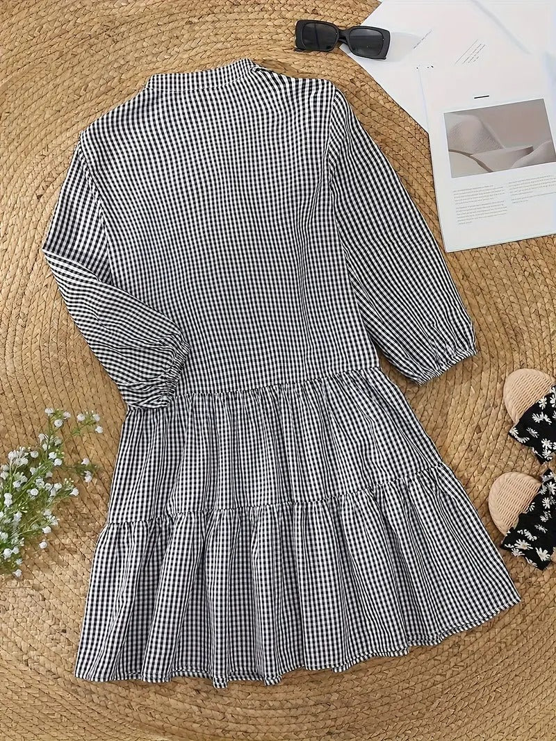 LIVIA | VIBRANT GINGHAM DRESS