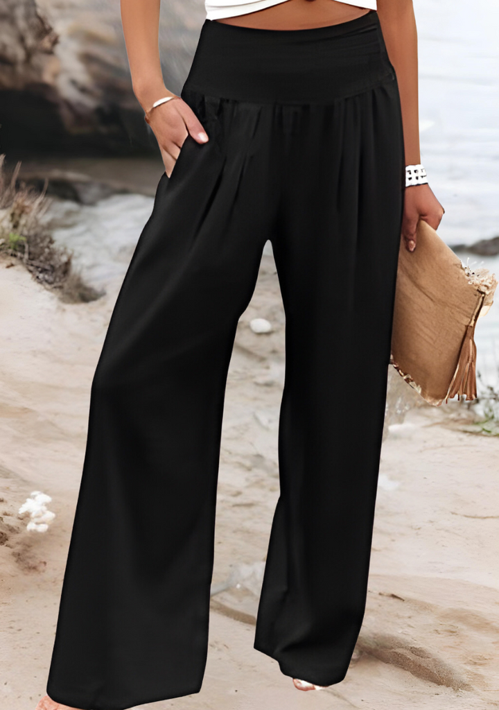 Aileen - Wide-Leg Beach Trousers