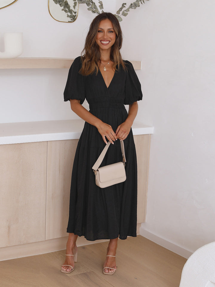 Elena™ | Puff Sleeve Dress