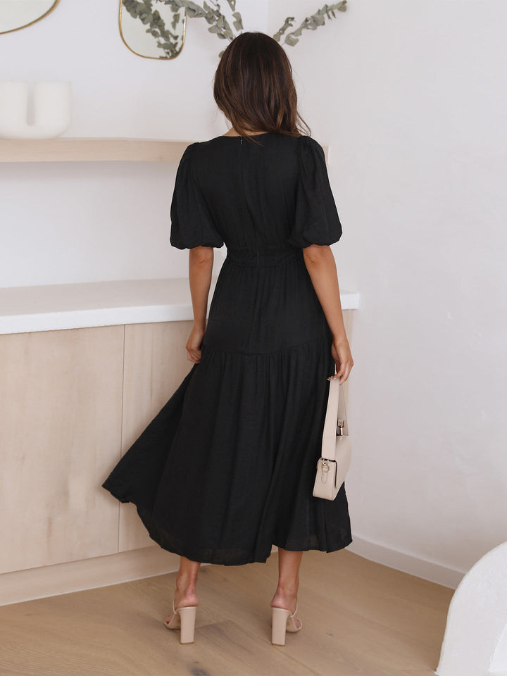 Elena™ | Puff Sleeve Dress