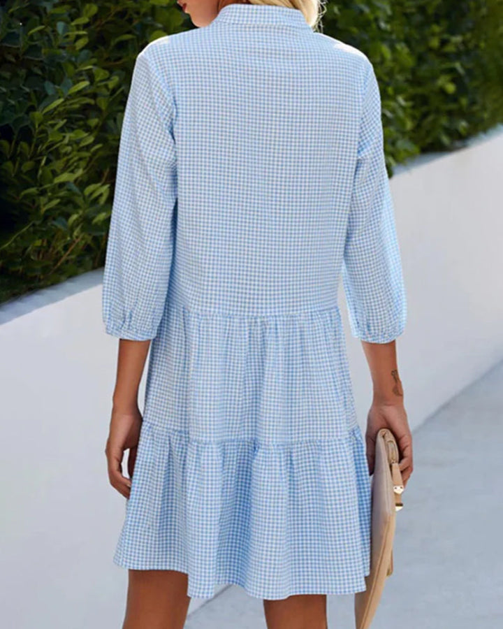 Belinda | Summer Plaid Dress