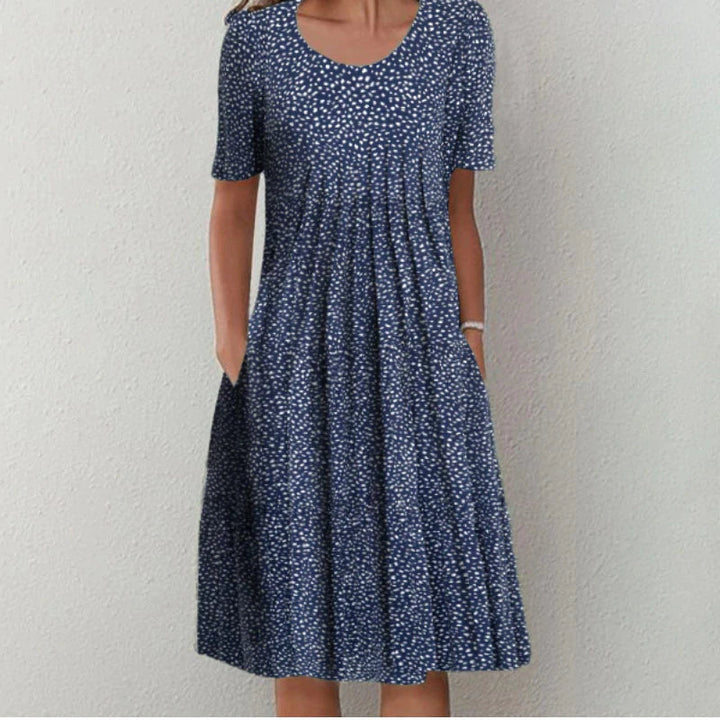Calista - Graceful Floral Dress