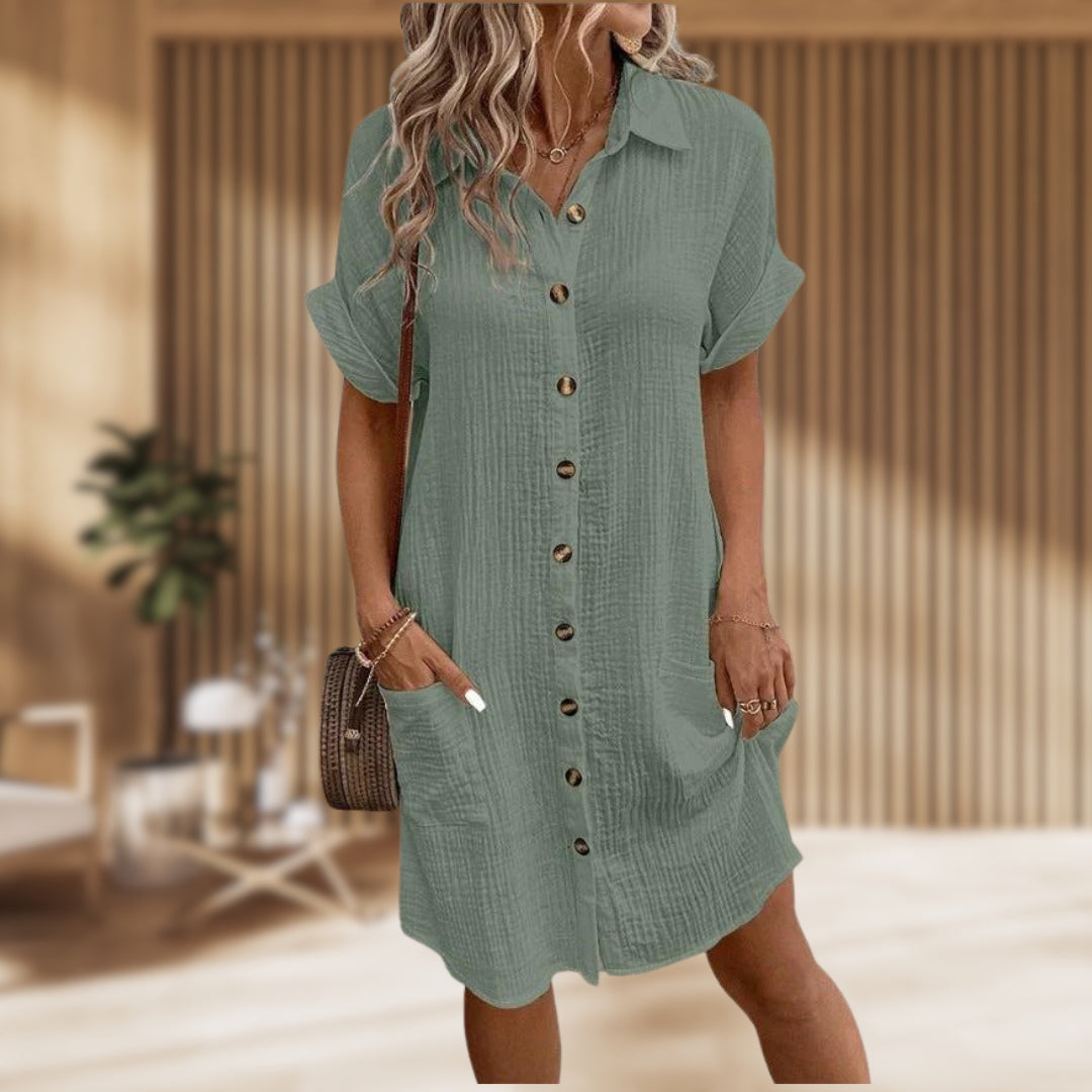 Clara™ | Sophisticated Tummy Concealing Dress