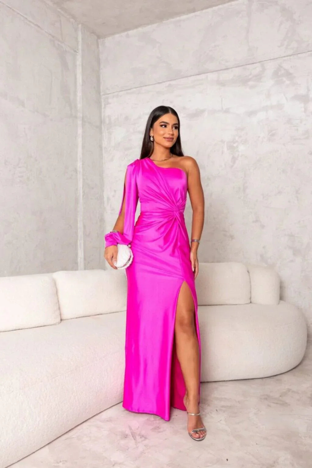 Esther - Elegant Slit Maxi Dress