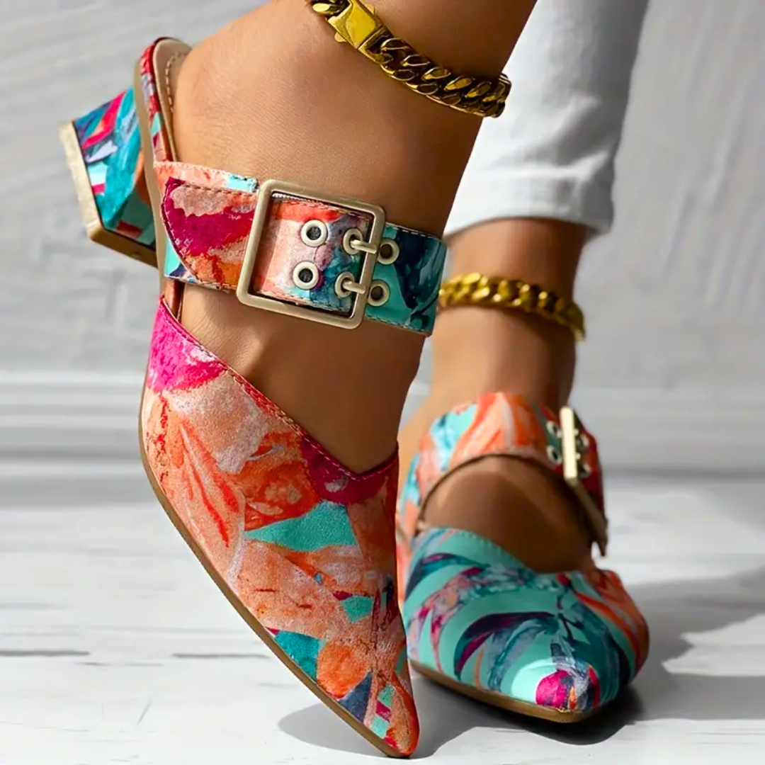 Floral Fiesta Heels