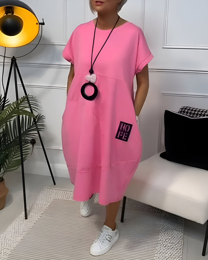 Luna | Chic Short Sleeve Dress