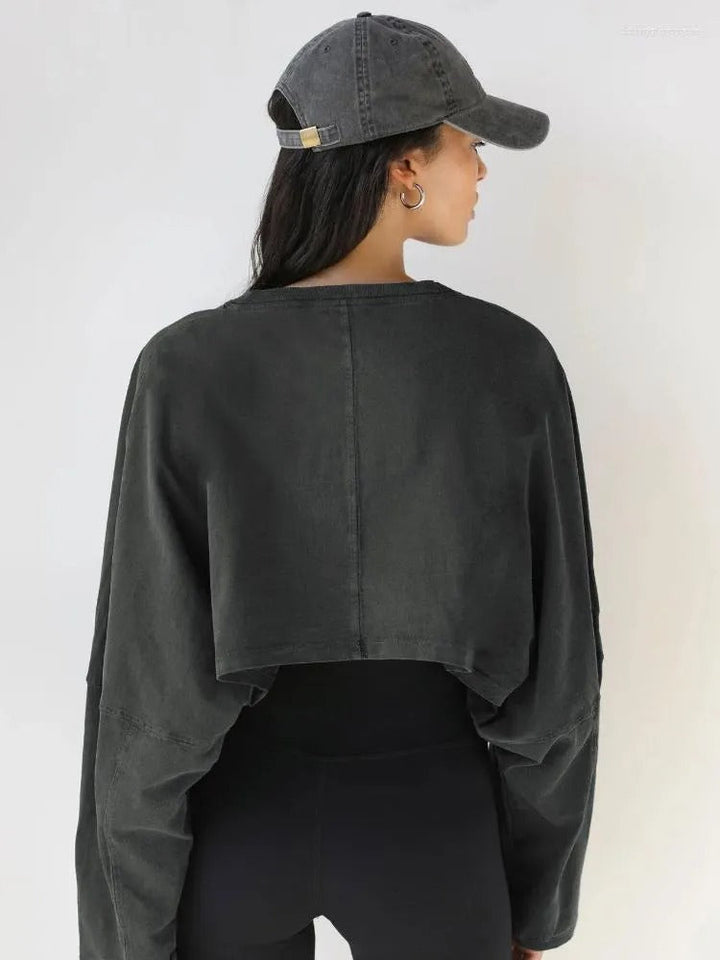 Aliyah | Stylish Cropped Sweatshirt
