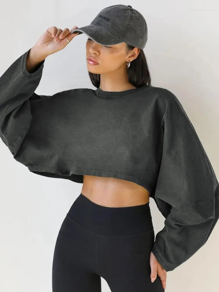 Aliyah | Stylish Cropped Sweatshirt