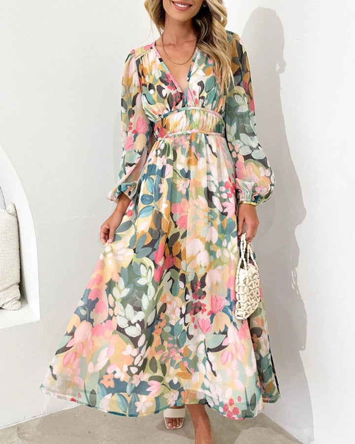 Delphine Floral Maxi Dress