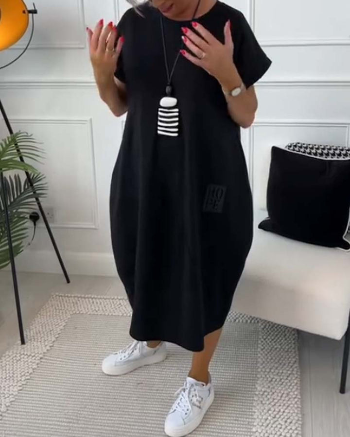 Luna | Chic Short Sleeve Dress
