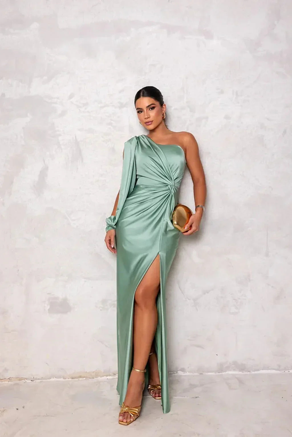 Esther - Elegant Slit Maxi Dress