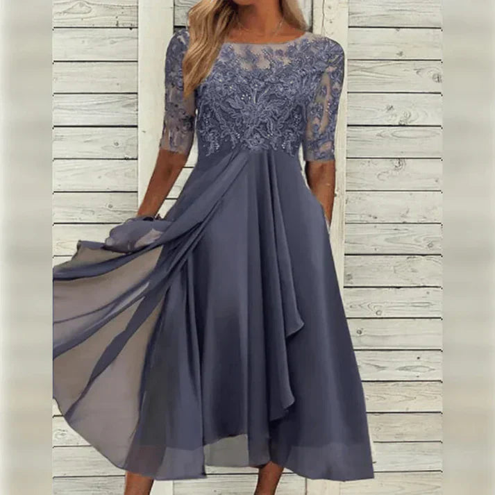 Evangeline - Stylish Summer Midi Dress