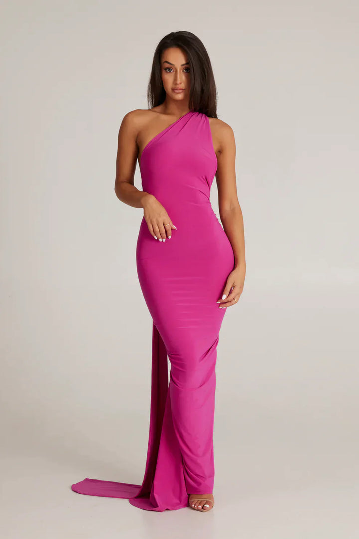 Lyra™ | Asymmetrical Cut-Out Maxi Dress