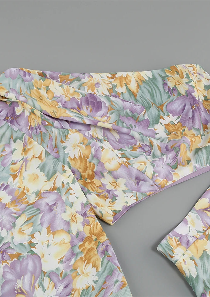 Lia | Floral One-Shoulder Dress