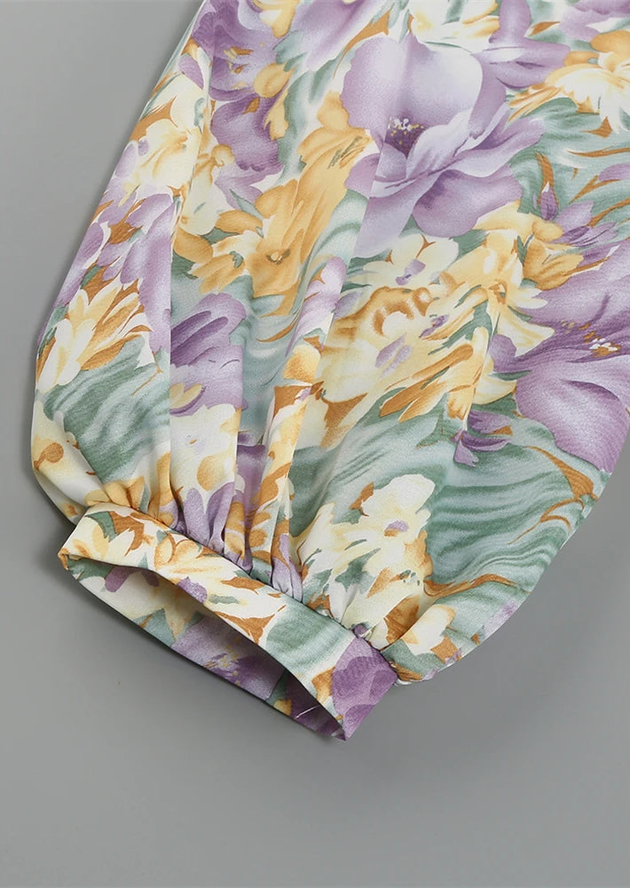 Lia | Floral One-Shoulder Dress