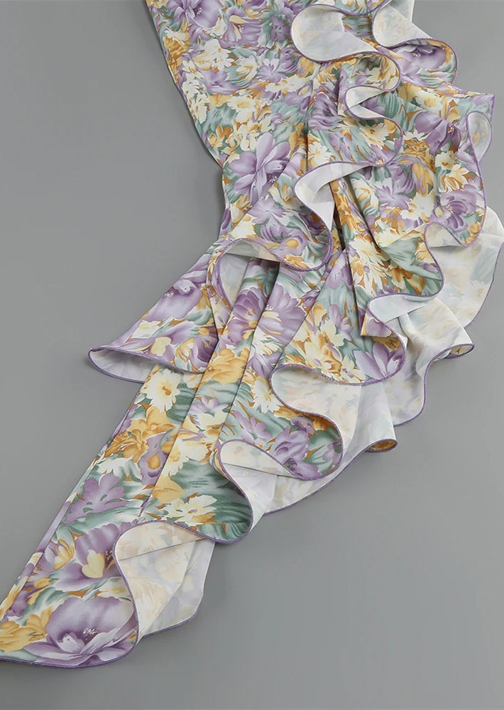 Lia | Floral One-Shoulder Dress