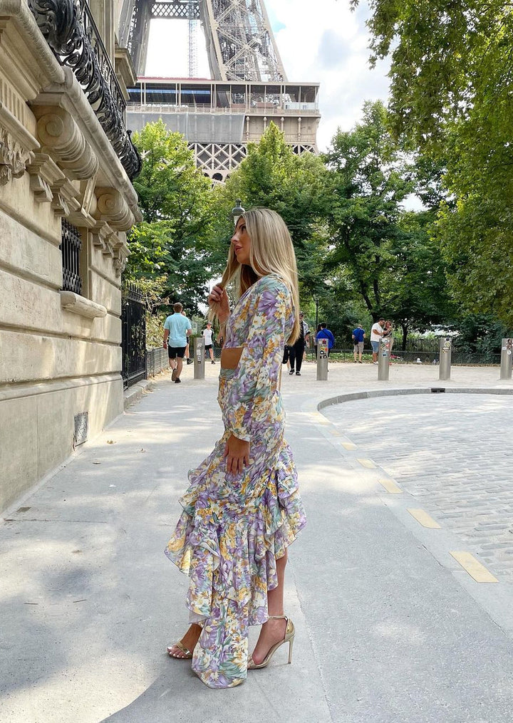 Lia | Floral One-Shoulder Dress