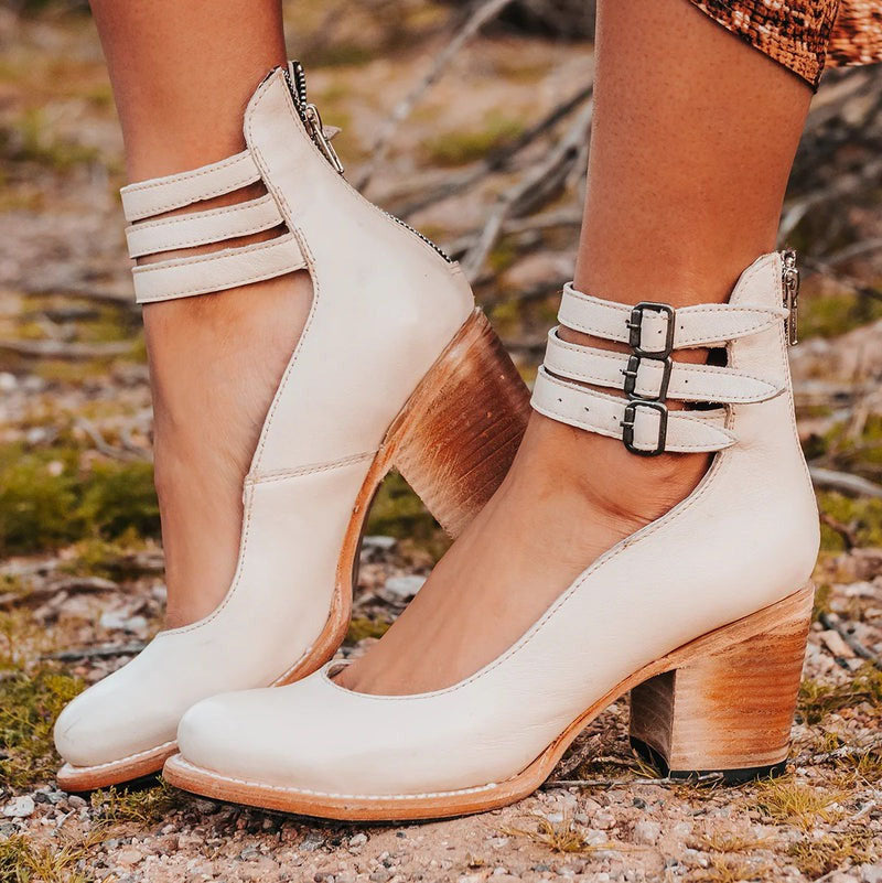 Rowena Buckled Heels