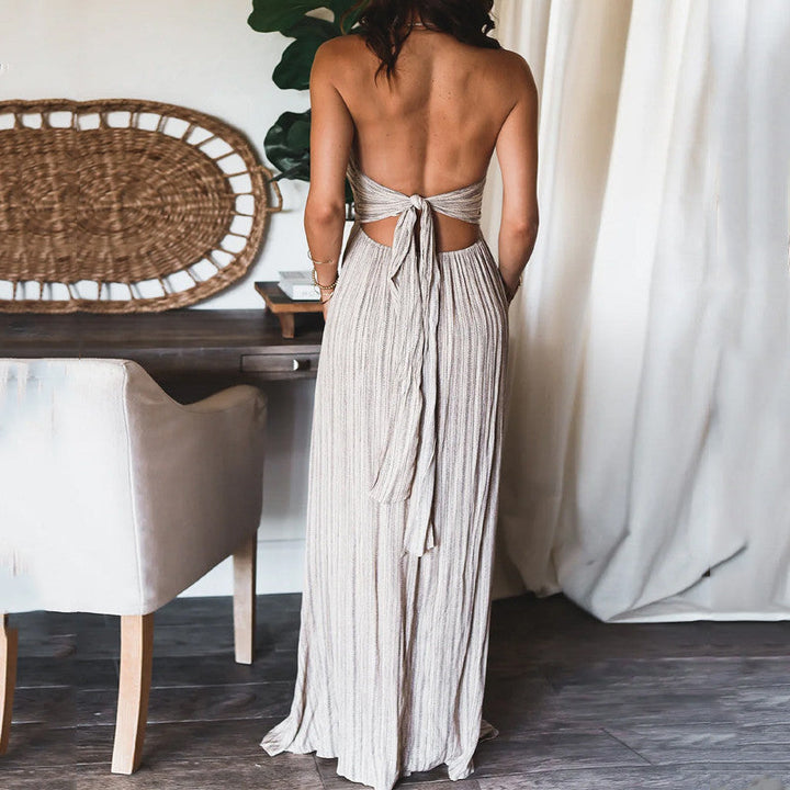 Lenara™ | Breezy High-Waist Dress