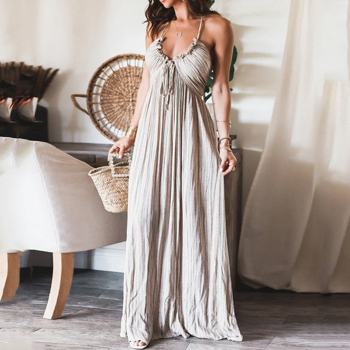 Lenara™ | Breezy High-Waist Dress