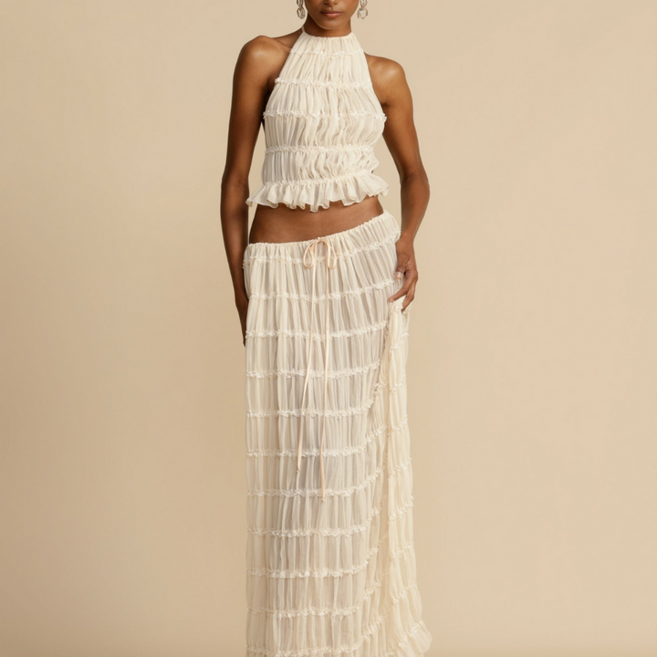 Willow | Halter Top and Skirt Ensemble
