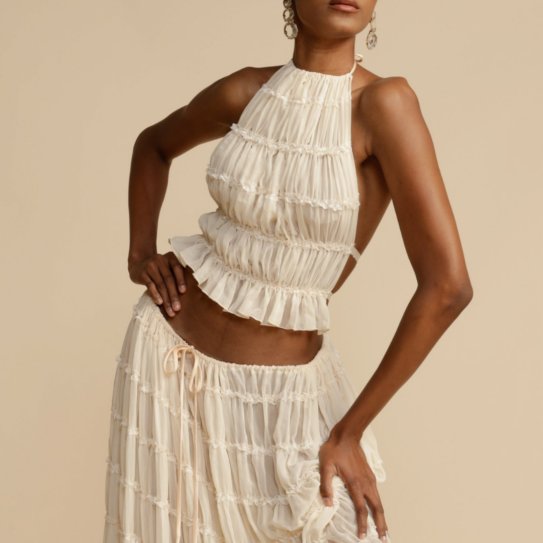 Willow | Halter Top and Skirt Ensemble