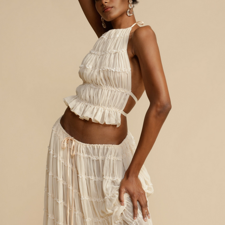 Willow | Halter Top and Skirt Ensemble
