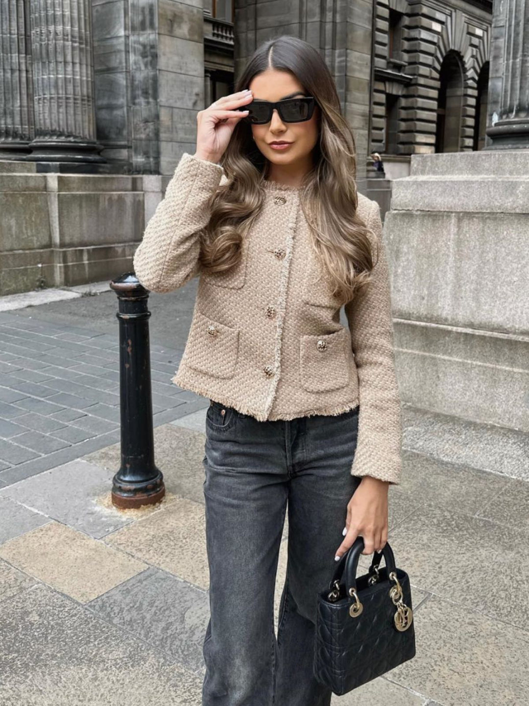 City Chic Tweed Jacket