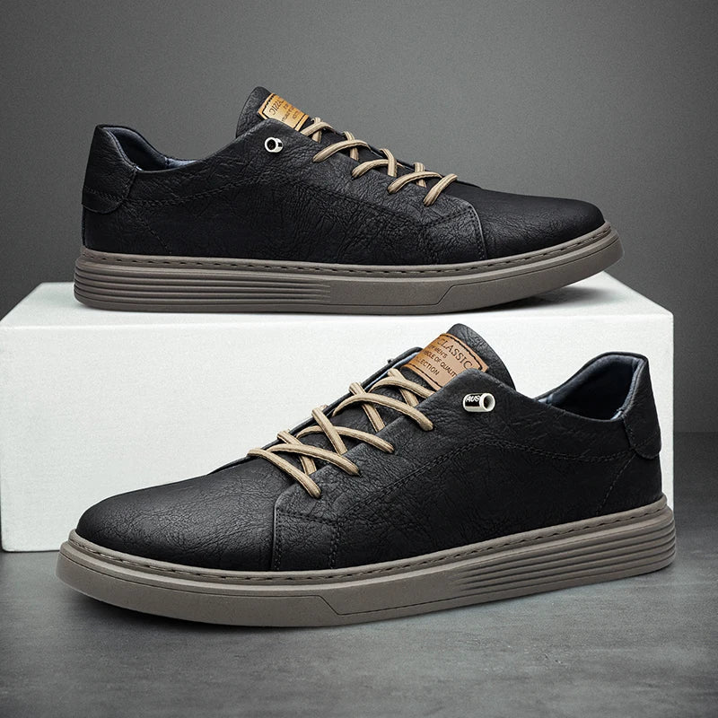 Oxfords Genuine Leather Sneakers