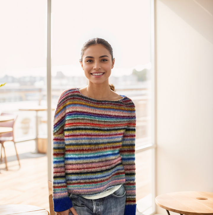 Izzie | Warm Fair Isle Knit Sweater
