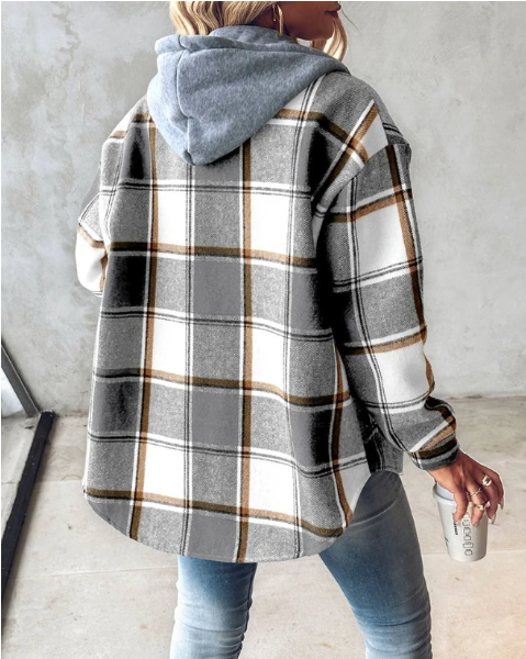 Blair Cozy Plaid Hoodie