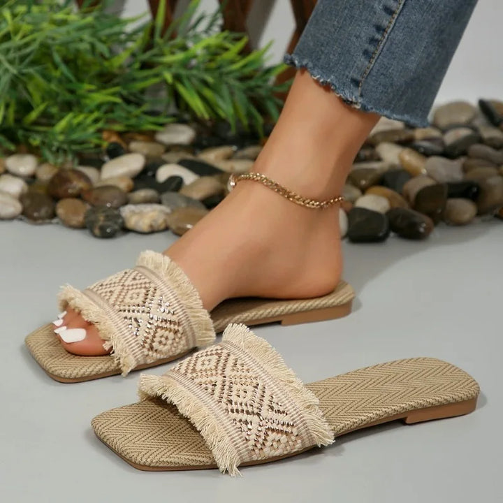 Lydia Woven Sandals