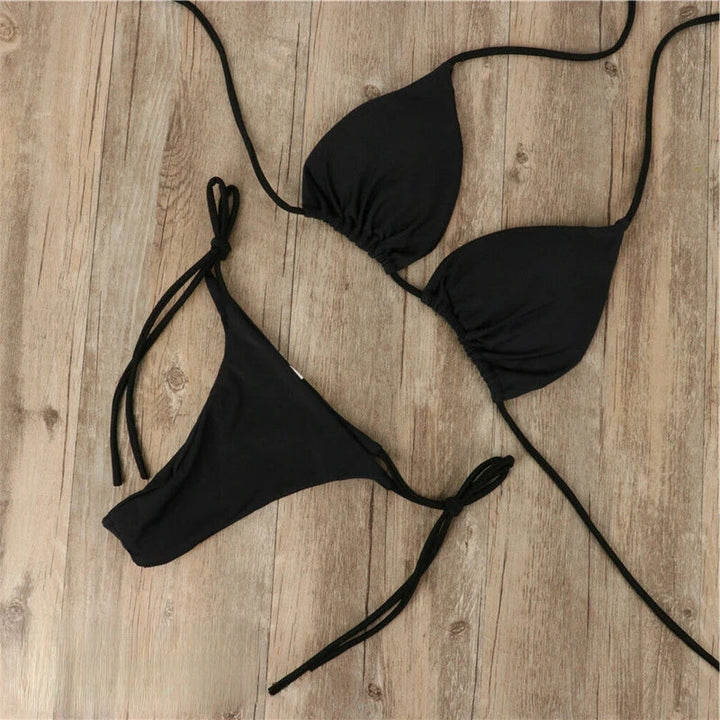 Amy | Bikini Two-Piece with Halter Coverage