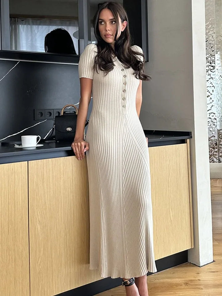 Neva | Flowing High Waist Dress